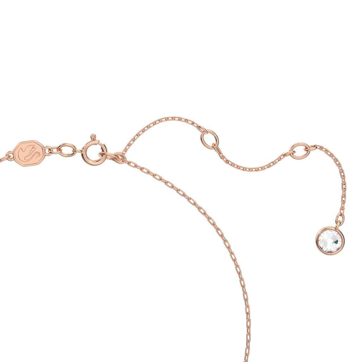 Swarovski Crystal and Pearls Star Rose Gold Stella Necklace